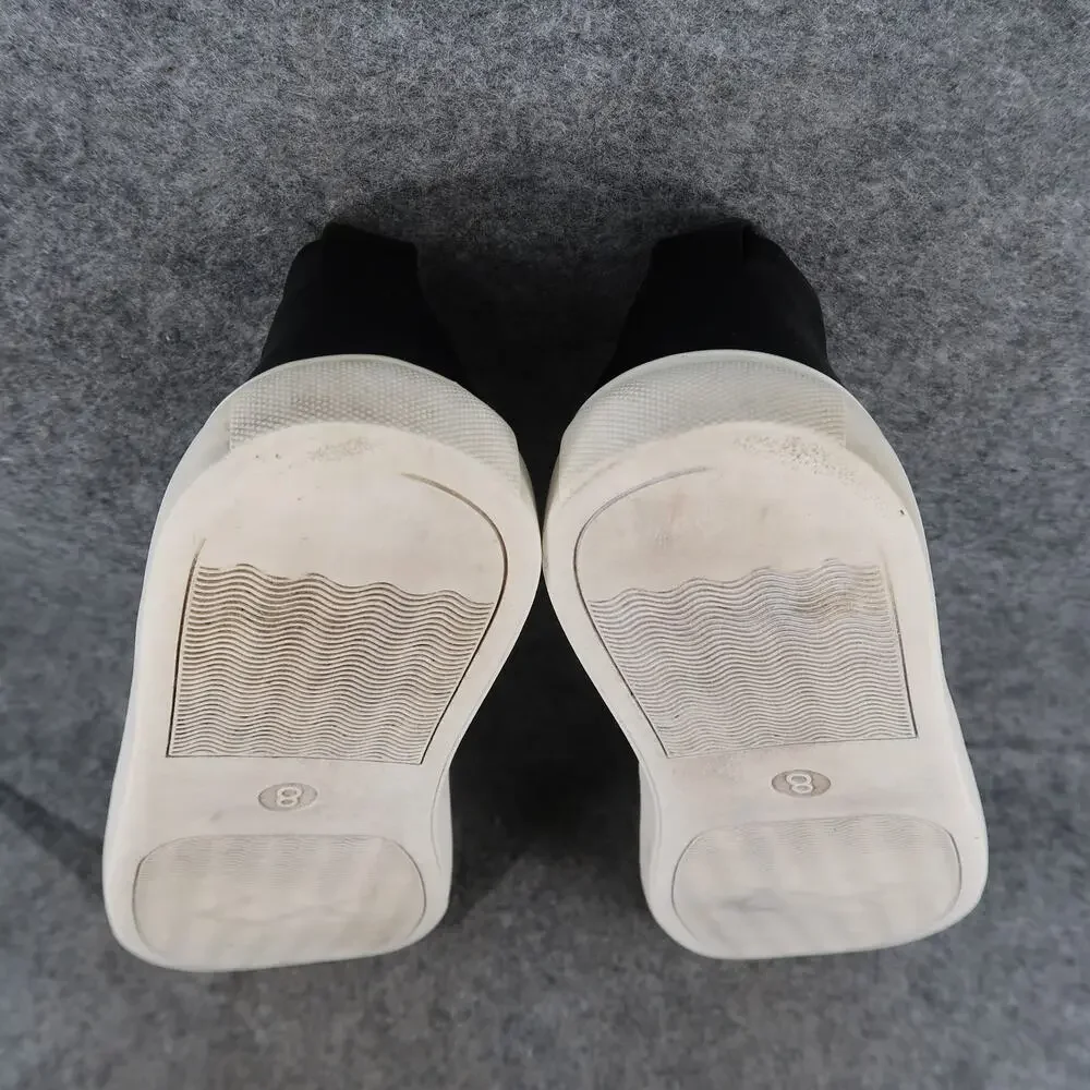 A New Day Shoes Womens 8 Casual Slip On Sneakers Lifestyle Trainer Loafer Black_12